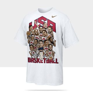Nike Roster USA Mens Basketball T Shirt 00029102X_WHT_A