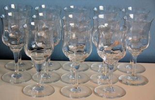 Baccarat Crystal Capri Water Goblets New Exquisite Stemware Glasses 