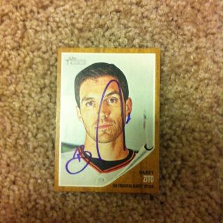 San Francisco Giants Barry Zito Signed Auto Autograph 2011 Topps 