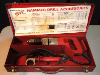 Milwaukee Magnum ½” Corded Hammer Drill w Metal Case