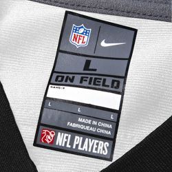 Nike Store. NFL Carolina Panthers (Steve Smith) Mens Football Away 