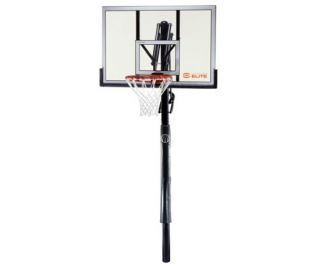 Lifetime Elite 52 in Ground Adjust Basketball Hoop System w Pole 