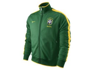  Brasil CBF N98 Authentic Mens Soccer Track Jacket