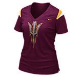 Nike Football Replica Arizona State Womens T Shirt 00026401X_AA1_A