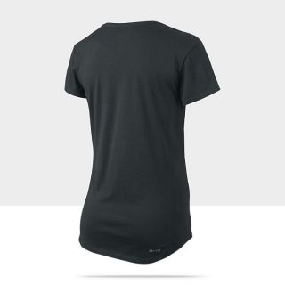 Nike V Neck Read Womens Tennis T Shirt 480769_386_B