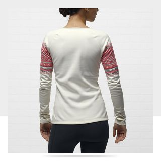 Nike Store España. Nike Pro Printed Hyperwarm Crew Camiseta   Mujer