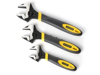 Stanley 94 992 3 Piece Adjustable Wrench Set