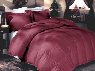 Piece Down Comforter Set with 2 Shams and 2 Down Pillows – Twin 
