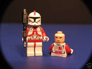 lego star wars custom red clone trooper dc 15 rifle