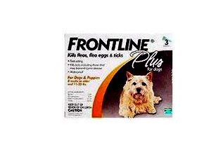 Merial Frontline Plus 3 Pack For Dogs Under 22 lb
