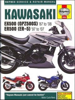 Newly listed 1987 2008 Kawasaki Ninja EX500 EX 500 REPAIR MANUAL