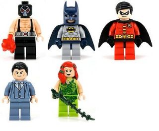 New/Loose ALL 5 MINIFIGURES for Lego Super Heroes set 6860 BATCAVE