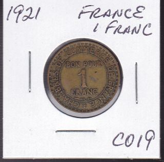 1921 france 1 franc world coins lot c019 time left