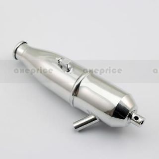 Upgrade Parts 02124 102009 HSP Aluminum Exhaust Pipe 1/10 RC R/C Nitro 