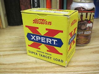 western expert 12 ga shot shell box ammo super target