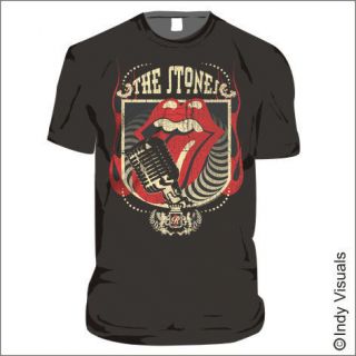 rolling stones t shirt 40 licks distressed print more options