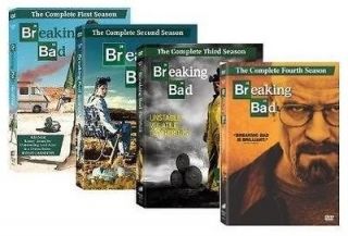Breaking Bad DVD COLLECTION SEASONS 1,2,3,4. NEW FACTORY SEALED FREE 