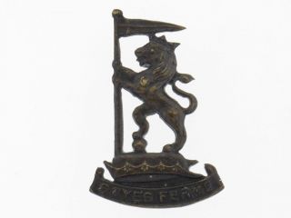 New Zealand. WWI NZ Rifle Brigade, Earl of Liverpools Own, Cap Badge.