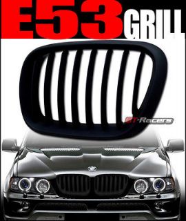 BLACK KIDNEY STYLE FRONT HOOD BUMPER GRILL GRILLE ABS 2000 2003 BMW 