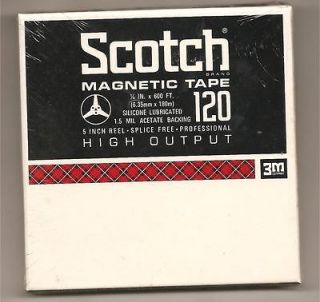 Newly listed Scotch Magnetic Reel to Reel Tape 120 High Output 5inch 