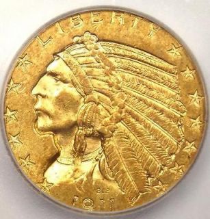 1911 D Indian Gold Half Eagle $5   ICG MS61   RARE Key Date 