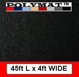 45ft x 48 Black BLK01 Polymat teardrop camper trailer & RV bunk 