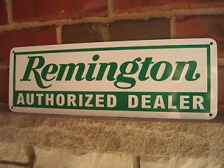 Remington Auithorized Dealer Shotgun Firearm SIGN Gun Shop Repair Logo 