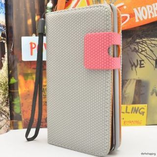 Newly listed Grey Wallet Flip Ball Leather Hard Case Cover For Samsung 