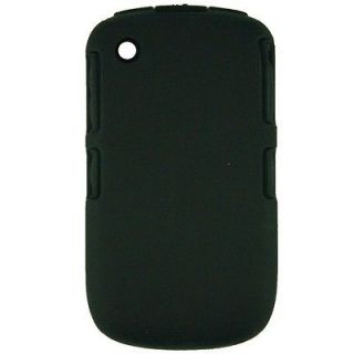 For Blackberry Curve 8520 8530 9300 cell Stealth Black protector 2pc 