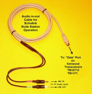 echolink audio data cable kenwood tm d710 tm v71 pg