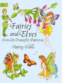 Fairies and Elves Iron on Transfer Patterns by Marty Noble 1998 