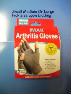 arthritis gloves per pair imex size medium 