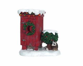 lemax village collection christmas outhouse 64481  2