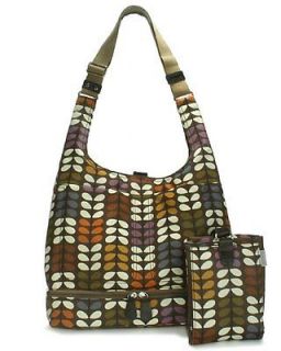 orla kiely multi stem nappy bag with changing mat time