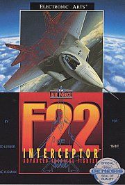 F 22 Interceptor Sega Genesis, 1991