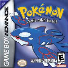 Pokemon Sapphire Version Nintendo Game Boy Advance, 2003