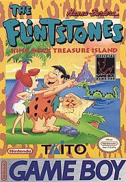 The Flintstones King Rock Treasure Island Nintendo Game Boy, 1992 