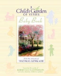 Childs Garden of Verses Baby Book by Thomas Kinkade 2000, Hardcover 
