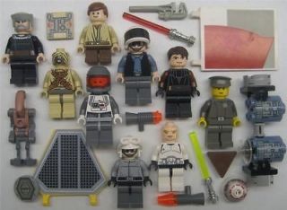 10 LEGO STAR WARS MINIFIGS LOT figures people jedi minifigures guy toy 