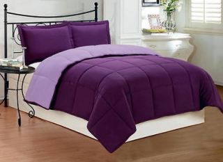 Newly listed 3 PC New Soft Down Alternative Reversible Comforter Set 