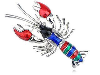Rainbow Sea Lobster Baby Se Creature Costume Fashionable Jewellry Pin 