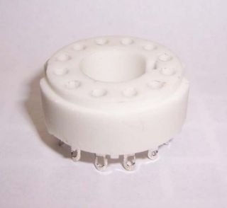 new 12 pin duodecal b12a tube socket for crt pmt