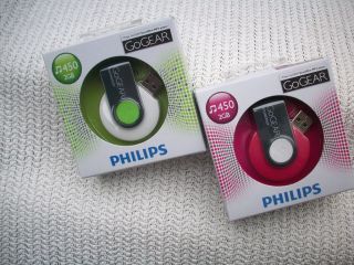 Philips GoGear SoundDot  Player 2GB W/Clip White or Pink (NEW)