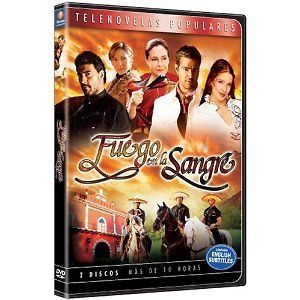 FUEGO EN LA SANGRE   TELENOVELA   2 DVDS   BRAND NEW   LATIN