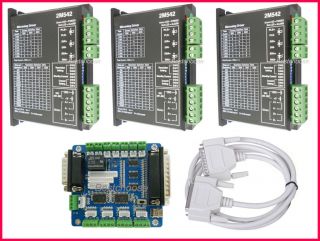 CNC 3 Axis Driver 4.2A controller & Breakout interface board for 