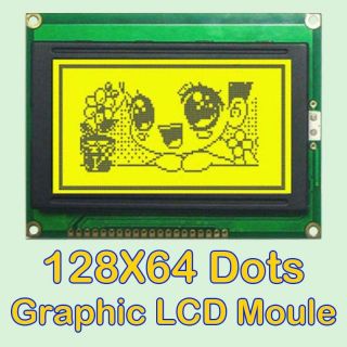 12864 128x64 graphic matrix lcd module display lcm from china