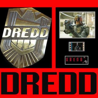 Comic Con 2012 Judge DREDD Prop Badge with FILMCELL   not available 