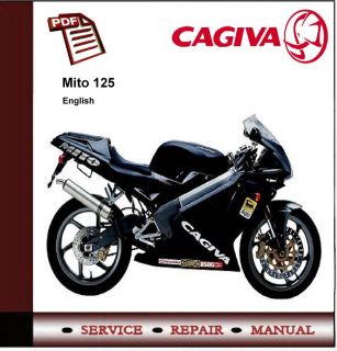 cagiva mito 125 workshop service manual from united kingdom time
