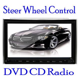 INCH Car Stereo DVD Player  USB SD Double 2 Din In Dash Radio HD 