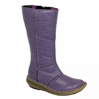 dr martens new auth wedge zip calf purple womens boots